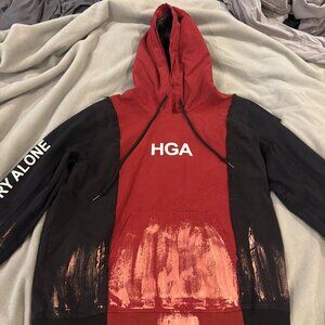 Native Supply HGA Hoodie - Red & Black Colorblock